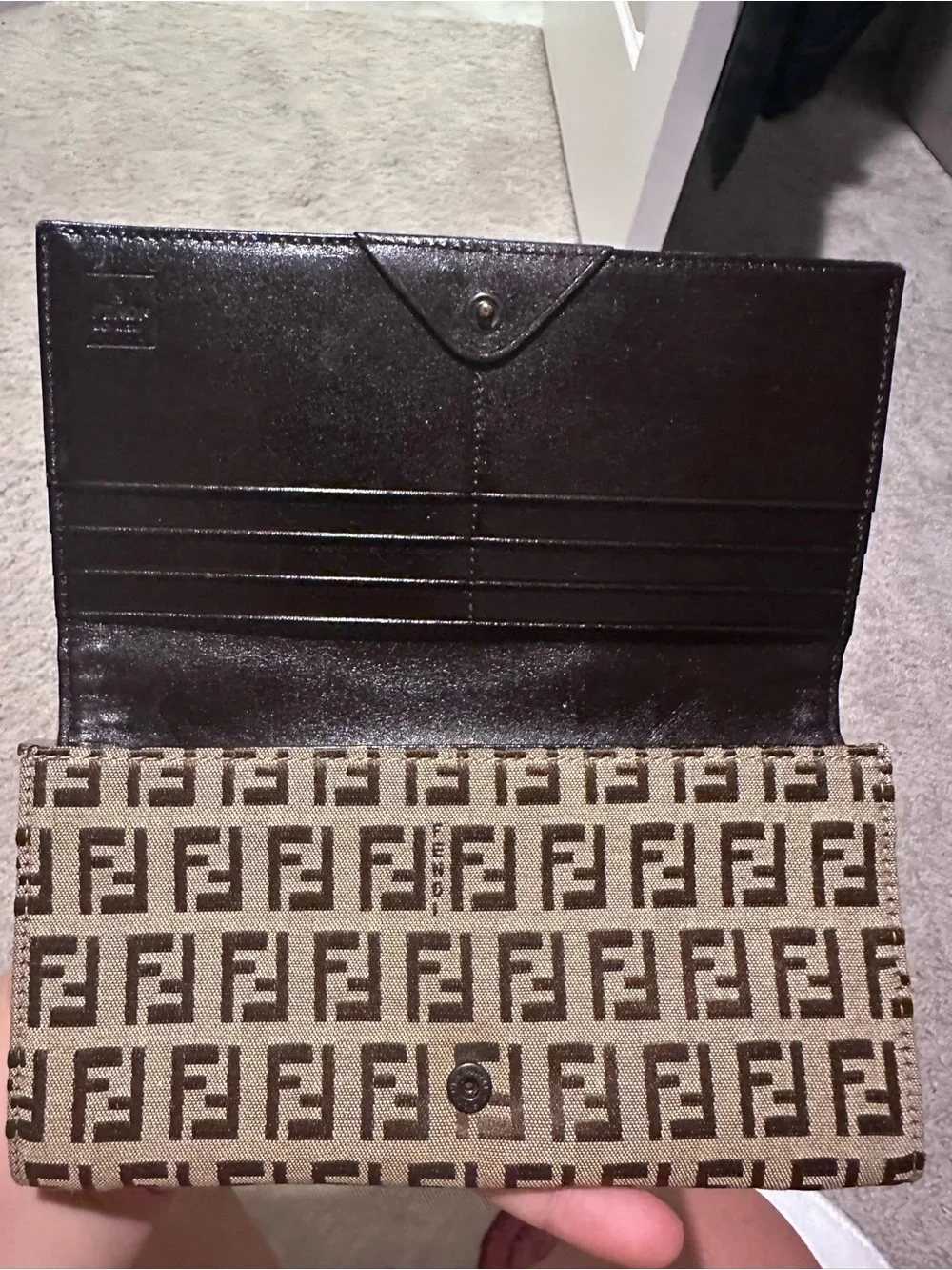 Fendi Brown Monogram Wallet